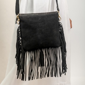 Chính hãng bò ẩn da chất lượng cao sử dụng hàng ngày Kích thước nhỏ vá làm việc da sling Túi tóc trên da chéo cơ thể sling Túi - Product Image 6