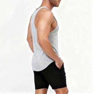 Débardeur de sport pour homme, col rond, personnalisé, vente en gros, respirant, pour l'entraînement physique - Product Image 5