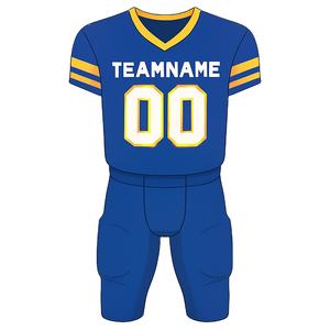 ชุดเสื้อเจอร์ซีย์ฟุตบอลสไตล์อเมริกันชุดทีมชุดนักกีฬาออกแบบได้ตามต้องการ - Product Image 4