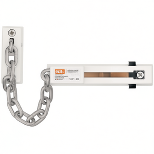 ABUS SK66 White <b>Door</b> Chain Child Safety Lock 165 mm Length DIN Left/Right Complemented Promotional Reflective Stickers <b>Lights</b> - Product Image 3