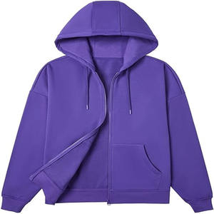 Nuevas sudaderas con capucha de tela suave de alta calidad para hombre, venta completa personalizada, diseño de cremallera de talla grande para invierno, sudaderas con capucha para hombre - Product Image 1