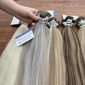 NOUVEAUX CHEVEUX!! Vendeurs de cheveux bruts en gros I-tip Extensions de cheveux humains bruts alignés sur les cuticules vietnamiennes - Product Image 4