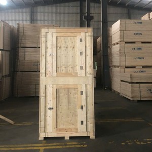 Industrial Foldable Wooden Storage <b>Crates</b> Durable Stackable Warehouse Storage Made in Vietnam - Product Image 5