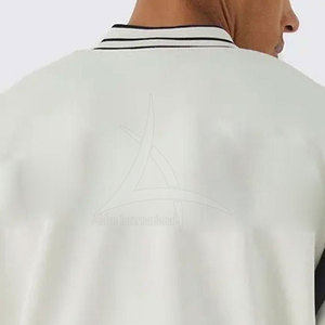 Chaqueta Universitaria de Invierno para Hombre, Personalizada, con Cuello Alto, Logotipo Frontal, de Alta Calidad, Secado Rápido, Transpirable, Tejido Personalizado - Product Image 5