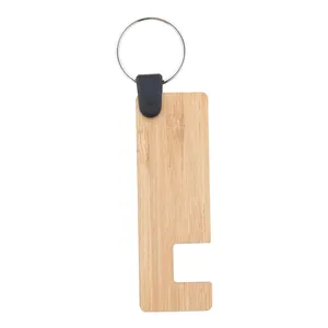 Llavero Promocional Ecológico de Bambú - Marca Rufa - Product Image 3