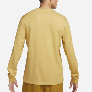 Camisa de manga larga con cuello redondo bordada por sublimación con logotipo personalizado del fabricante para hombre, Camisa de algodón y poliéster 100% - Product Image 2