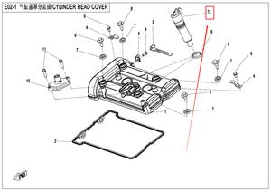 Bobine d'allumage 0700-178000-10000 pour pièces de <span class=keywords><strong>moto</strong></span> CF <span class=keywords><strong>MOTO</strong></span> 700MT CF700-9F <span class=keywords><strong>700</strong></span> <span class=keywords><strong>CL</strong></span>-<span class=keywords><strong>X</strong></span>  CF700-2D 650NK  CF650-7F 650MT CF650-3F - Product Image 3