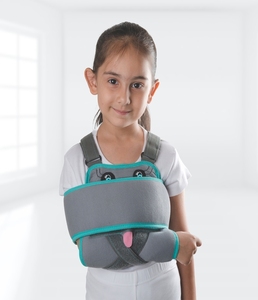 Universal Shoulder Immobiliser Made with Premium Soft Fabric and Foam Padding <b>Adjustable</b> <b>Straps</b> and Comfortable Long Wear Design - Product Image 3