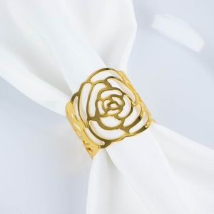 แหวนผ้าเช็ดปากสำหรับตกแต่งทำจากโลหะอุปกรณ์ขายส่ง - Product Image 4