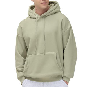 เสื้อฮู้ดแบบสวมหัวสำหรับผู้ชาย500Gsm 100% ผ้าฝ้ายพิมพ์โลโก้ได้ตามต้องการสำหรับวิ่งฤดูหนาว - Product Image 5