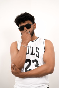 <b>Mens</b> 925 <b>silver</b> moissanite emerald baguette bracelet luxury engagement style jewellery slim tennis bracelet gift - Product Image 2