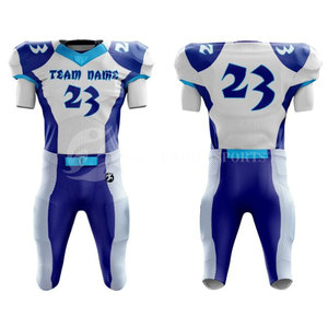 Cómodo poliéster atractivo diseño impreso más conjuntos cortos con diseño personalizado uniformes de fútbol americano para hombres - Product Image 1