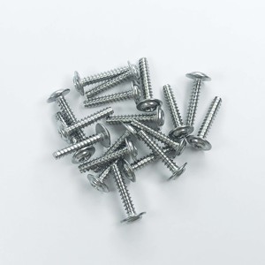 Tornillo de cabeza de arandela plana personalizado al por mayor, cola plana de zinc azul, cola plana azul, autorroscante, aluminio, titanio, medida métrica, estándar DIN - Product Image 1