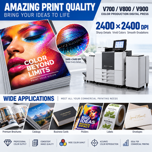 Impresora Digital a Color Usada V700 V800 V900, 70 80 90 ppm, Máquina de Impresión Comercial con Funciones de Impresión/Copia/Escaneo/<span class=keywords><strong>Fax</strong></span> - Product Image 3
