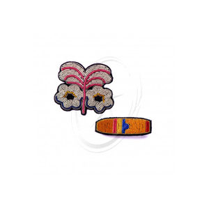 Insigne de broche d'applique personnalisé à la main Broche de mode Fil de lingot Paradis de cigare | Badges de lingots personnalisés - Product Image 1