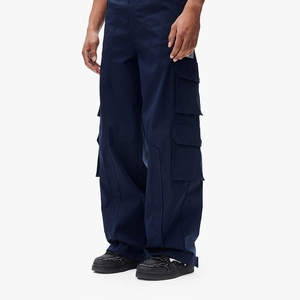 Nouveau pantalon pour hommes à la mode Cool mode intelligente en gros 100% pantalon d'exportation beau Style taille moyenne lourd et teint uni pour les hommes - Product Image 3