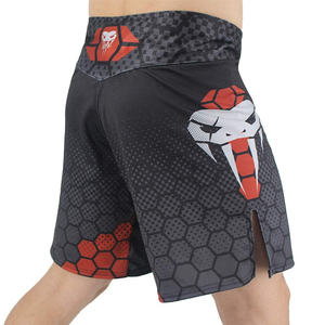 Shorts de MMA et de kickboxing pour hommes, impression numérique, couleurs et logo personnalisés, spandex/polyester, légers, séchage rapide, respirants, vente en gros - Product Image 2