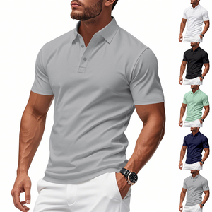 Nuevo Golf de alta calidad para hombres para camisas de secado rápido estampado diseño personalizado poliéster transpirable Casual verano gimnasio desgaste - Product Image 6