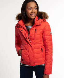 Vestes matelassées en duvet personnalisées Manteau à capuche élégant de haute qualité avec un bon tissu tricoté à coudre - Product Image 1