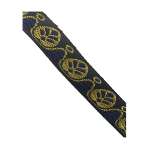 Newest Jacquard Fabric Ribbon for Hair <b>Bows</b> <b>Headband</b> Technics Style Time Lead Pattern Face Solid Color DEU - Product Image 3