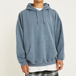 Sudaderas con capucha de felpa francesa 100% algodón de lujo y peso pesado para hombre, extragrandes y con estampado personalizado para invierno - Product Image 1