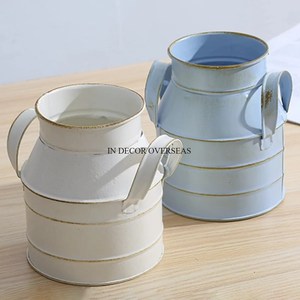 Macetas de Metal Galvanizado Decorativas para Hogar, Hotel, Restaurante y Jardín, Macetas Grandes para Plantas a un Precio Impresionante - Product Image 3