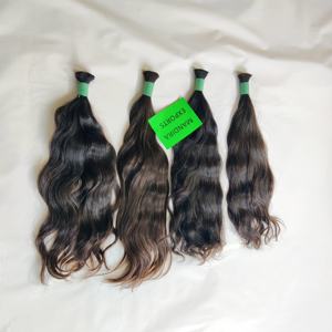 Extensions Remy vierges indiennes naturelles en vrac couleur noire bon marché vague de corps dentelle brute vague de corps dentelle brute vierge indienne - Product Image 4