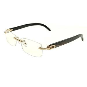 Gafas de Sol de cuerno de búfalo naturales hechas a mano, gafas modernas y elegantes ecológicas con protección UV para hombres y mujeres - Product Image 6