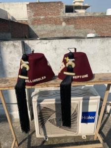 Fez SHRINER marron avec broderie à la main TEMPLE NAM - Product Image 6