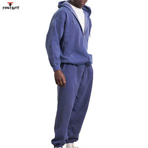 Chándal lavado con ácido para hombre al por mayor, Diseña tus propios chándales de lavado ácido de calidad personalizada más vendidos para hombre - Product Image 2