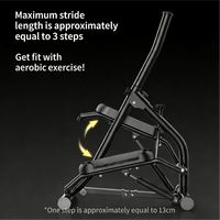 Appareil de cardio-training pliable pour la maison : Stepper vertical réglable en hauteur pour brûler les graisses