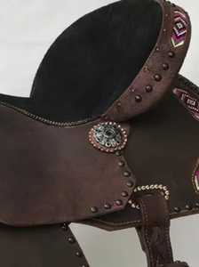 Genuine Leather Western Saddle of Wooden or Fiber Glass <b>Tree</b> <b>Light</b> Weight for Safe Horse Riding Available at Wholesale - Product Image 3