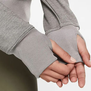 Sudaderas con capucha Vintage de alta calidad para mujer, ropa de calle personalizada, logotipo frontal de lona de algodón 100%, temporada de invierno, nueva llegada - Product Image 5