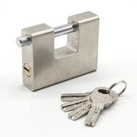OEM 74-94mm cadenas en acier anticoupe robuste cadenas rectangulaire durci avec clé principale
