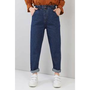 Jeans Casuales de Tela Tejida con Cintura Elástica, Adecuados para Comercio Electrónico - Product Image 2