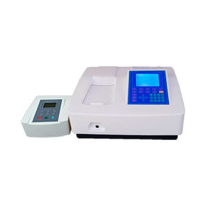 Exportateur indien de spectomètre à Double faisceau (bande passante Variable) modèle exclusif avec système Peltier et Sipper - Product Image 1