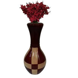 Vases à fleurs en bois pour décoration de table de la maison et du jardin Vases à fleurs de table de qualité durable - Product Image 5