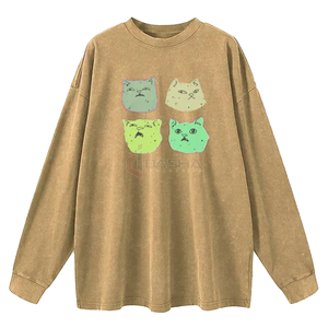 T-shirt en coton en gros, blanc uni, coupe ample, style décontracté pour hommes et femmes, été, logo, lettres, diamants, boutons imprimés - Product Image 6