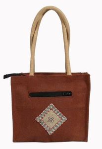 Sac de courses non tissé personnalisé avec logo, imprimé sur mesure, en tissu recyclable, rose, bleu, soyeux, style cabas, en unités - Product Image 2