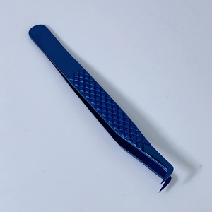 Pince à épiler pour faux cils en acier inoxydable de qualité fine droite et incurvée - Product Image 5