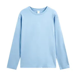 T-shirt unisexe 100% coton 220g col en coton peigné épaules tombantes longueur de coupe modèle personnalisé écran lourd pour hommes - Product Image 6