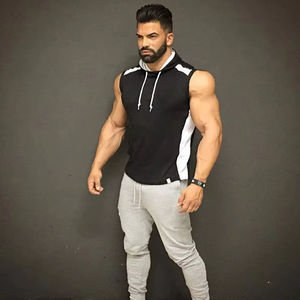 Pantalones de chándal grises finos y ajustados con cordón en la cintura para hombre, pantalones de chándal sólidos informales para Fitness y ropa de vestir, pantalones de chándal para hombre - Product Image 4