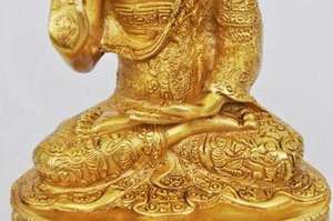 Escultura de Buda de Latón Dorado Antiguo, Adornos Decorativos, Figurita para Decoración del Hogar y Artículos de Regalo Finos para Cualquier Ocasión - Product Image 4