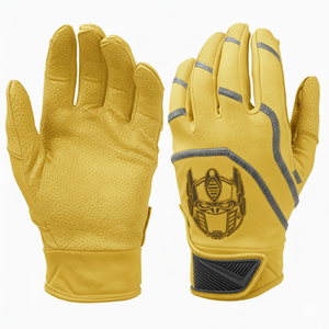 Gants de frappe de baseball en peau de chèvre respirants, design personnalisé, couleurs, prix de gros, gants de frappe de softball ventilés et sans couture - Product Image 6