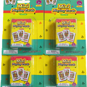 Cartes à Jouer Mini Personnalisées Imprimées pour Enfants - Jeu de Voyage Écologique et Imperméable 3.8x5.7cm avec Boîte - Product Image 5