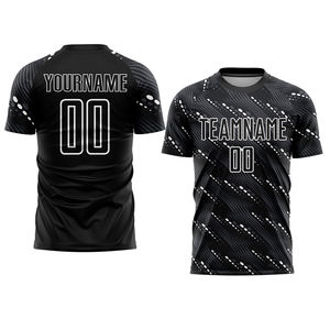 Camiseta de Fútbol Sublimada 100% Poliéster al por Mayor, Estilo Más Nuevo, Precio Económico, Logotipo Personalizado Impreso - Product Image 1