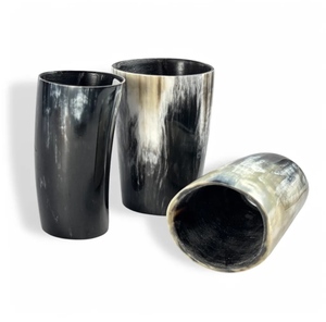 ถ้วยแก้วลายสัตว์ทำด้วยมือทำมือสไตล์สัตว์ไวกิ้งทำด้วยมืองานฝีมือคริสต์มาสขัดเงาโลโก้ตามสั่ง - Product Image 3