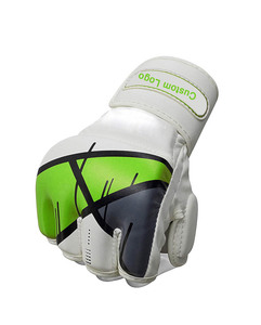 Guantes de MMA Profesionales de Alta Calidad, Cuero Vacuno, Cierre de Velcro, Suaves y Cómodos, Impresión de Logotipo Personalizado, Personalizables - Product Image 3
