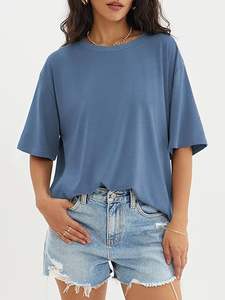 เสื้อยืดผู้หญิงลายต่อต้านริ้วรอยเสื้อยืดลายกราฟิกสีชมพูผ้าฝ้าย100% ต้านริ้วรอย46 "อนิเมะ" - Product Image 2