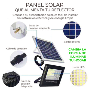 Panneau solaire LED 800W avec réflecteur blanc pour éclairage extérieur - Product Image 4
